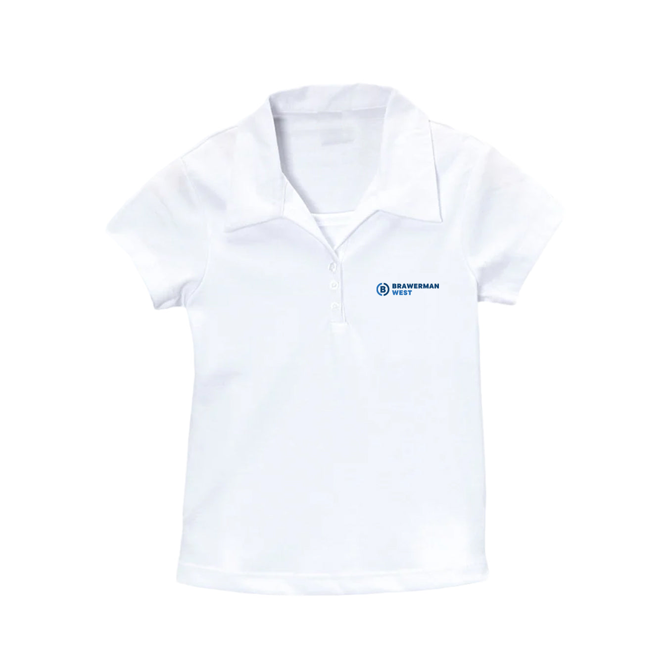 Brawerman "White" Princess Cut Polo