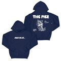 Pier Day Puff Print "Navy Blue" Hoodie