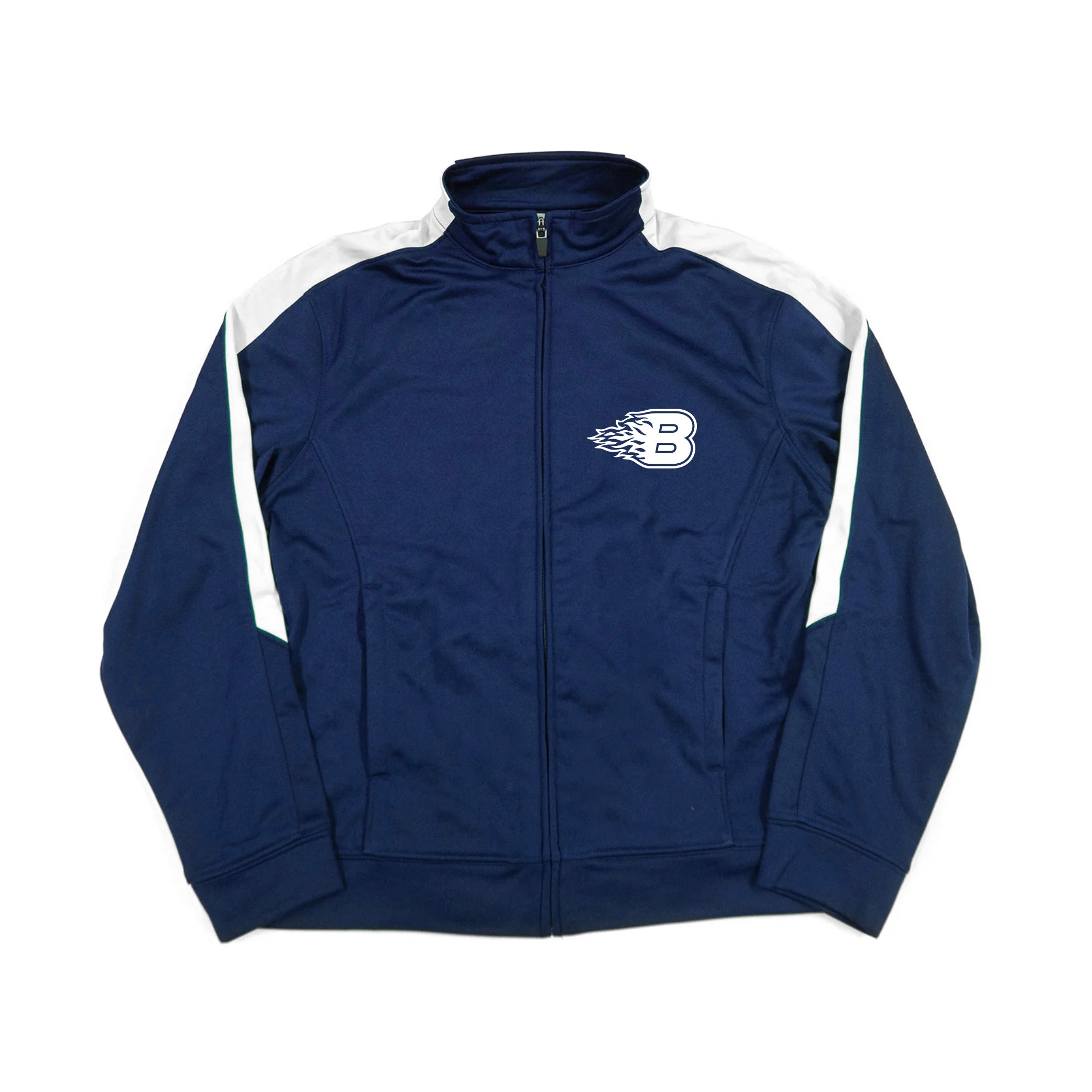 BLAZE Embroidered Logo "Navy" Athletic Jacket