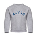 BLAZE Collegiate "Heather Grey" Crewneck