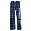 Brawerman Printed Logo "Navy/Columbia Plaid" Pajama Pants (Copy)