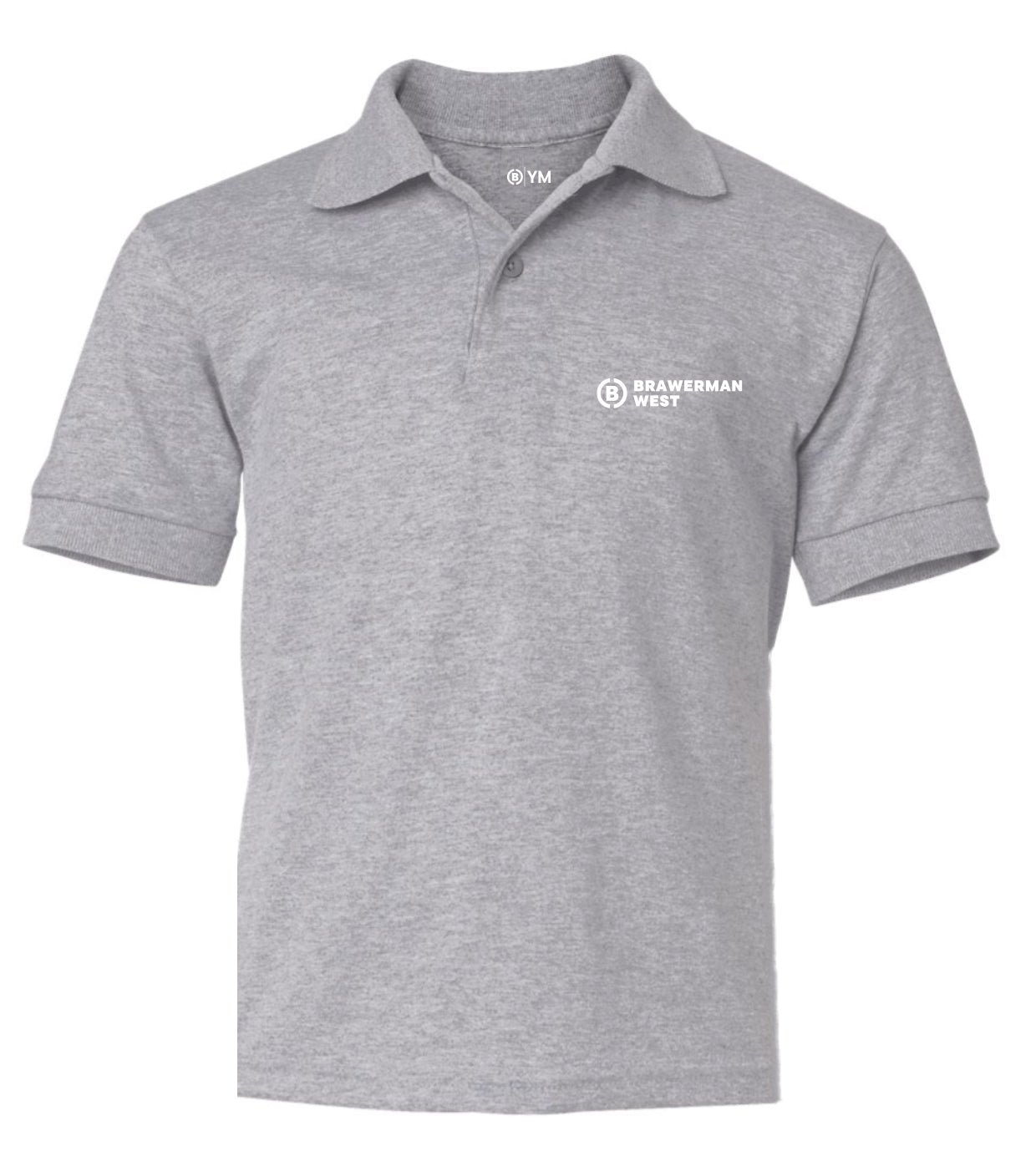 Brawerman "Heather Grey" Polo