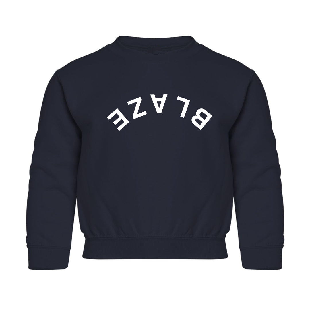 BLAZE Collegiate "Navy" Crewneck