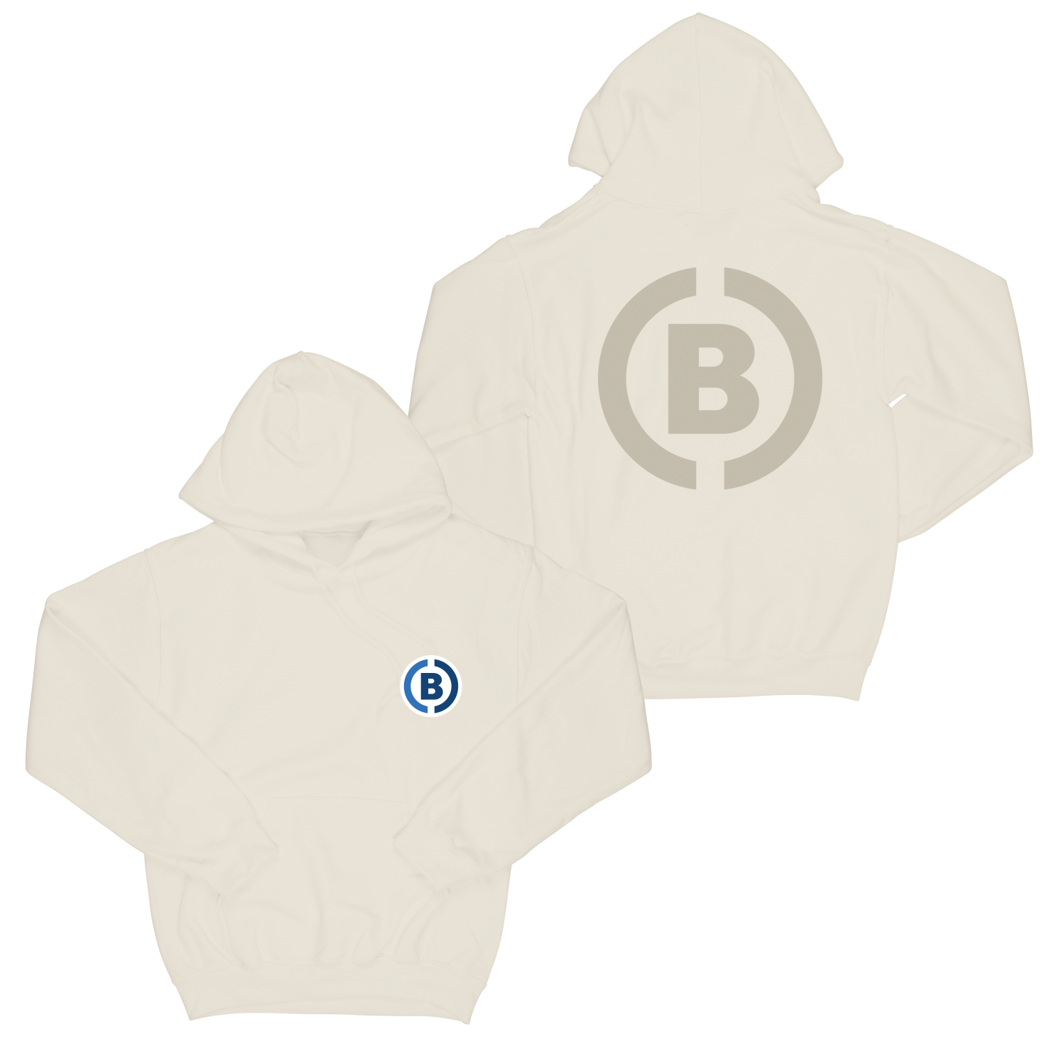 Brawerman Chenille Patch "Natural" Hoodie